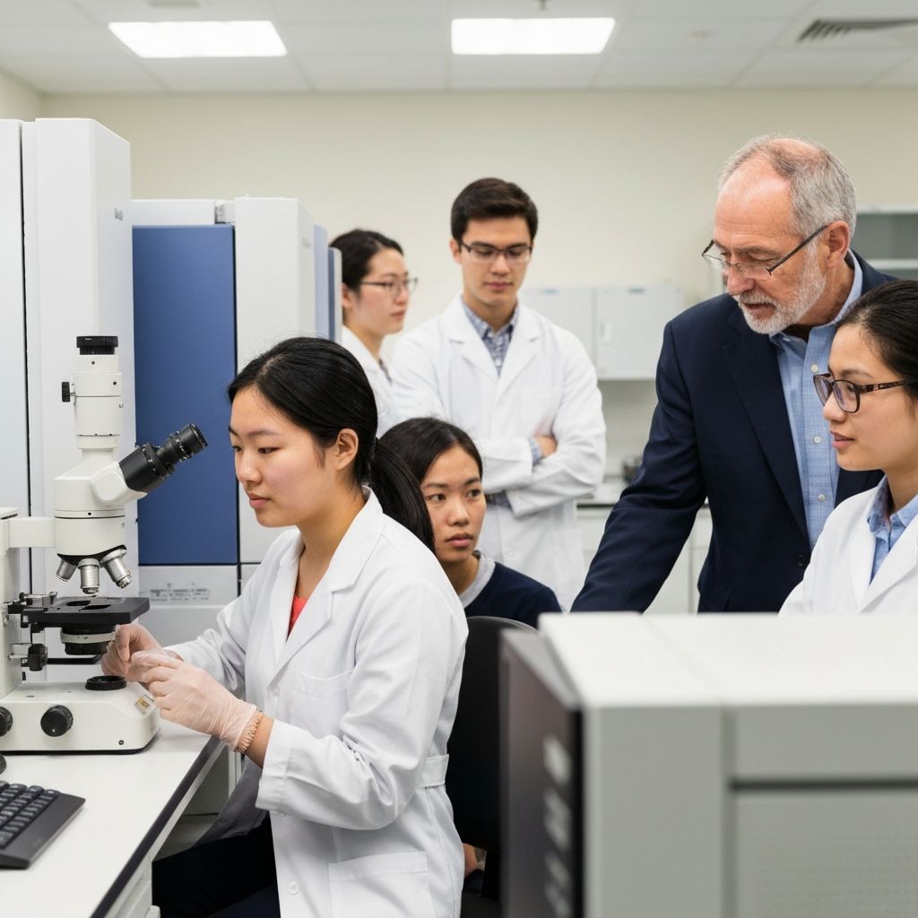 Research lab at Cascade Tech University